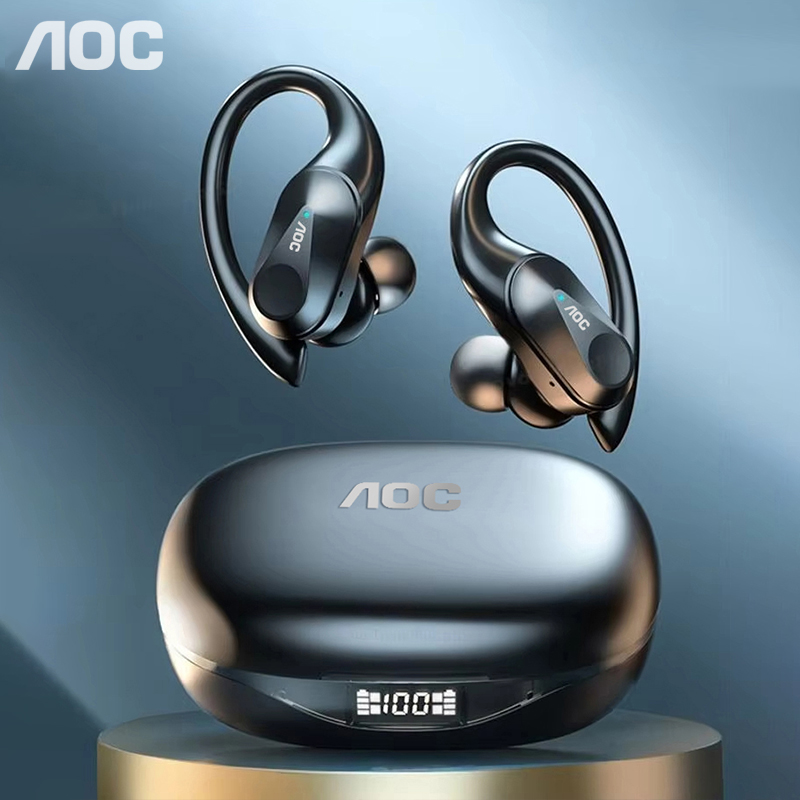 Power Bank Wireless - Беспроводные спортивные наушники Choice AOC Bluetooth