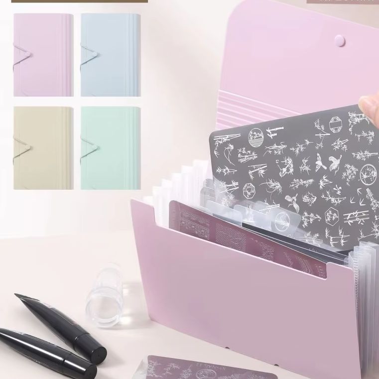 Document Scanner Portable - Многослойная папка-гармошка Macaron с высоким эстетическим