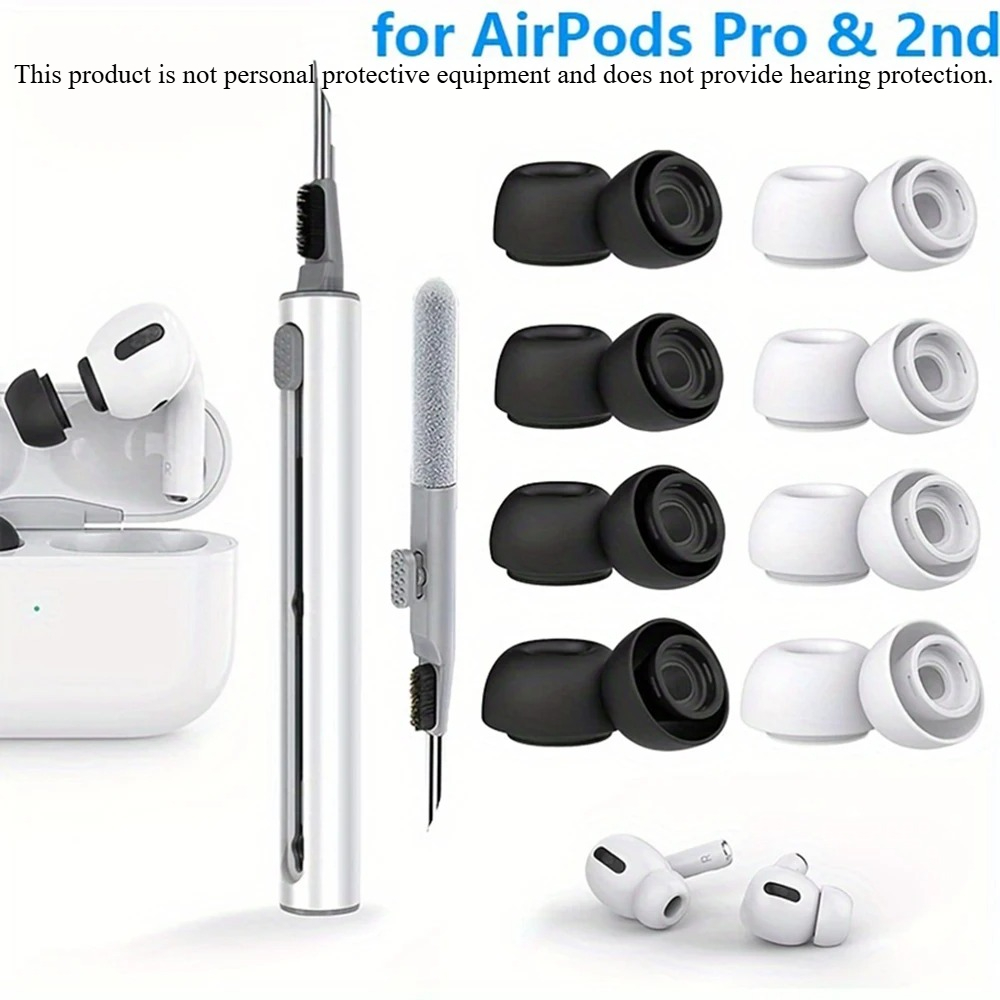 Power Bank Wireless - 4 пары силиконовых насадок для Airpods
