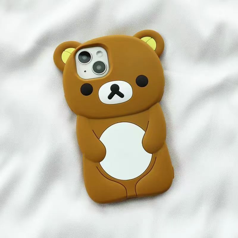 Tech Accessories Phone - Силиконовый чехол Rilakkuma для телефона, милый