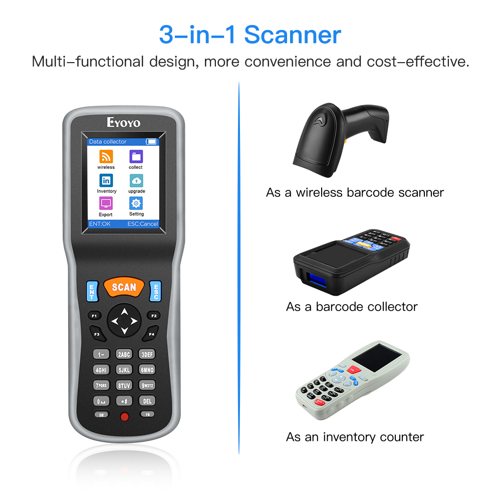 Eyoyo 1D беспроводной сканер ш – обзор и цена Document Scanner Portable