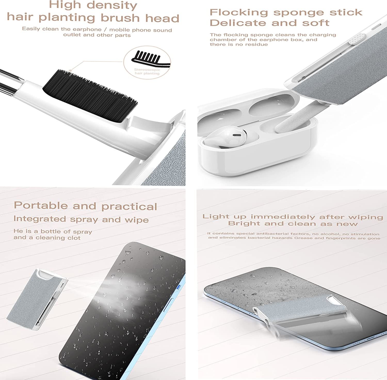 Набор щеток для чистки наушник – обзор и цена Power Bank Wireless