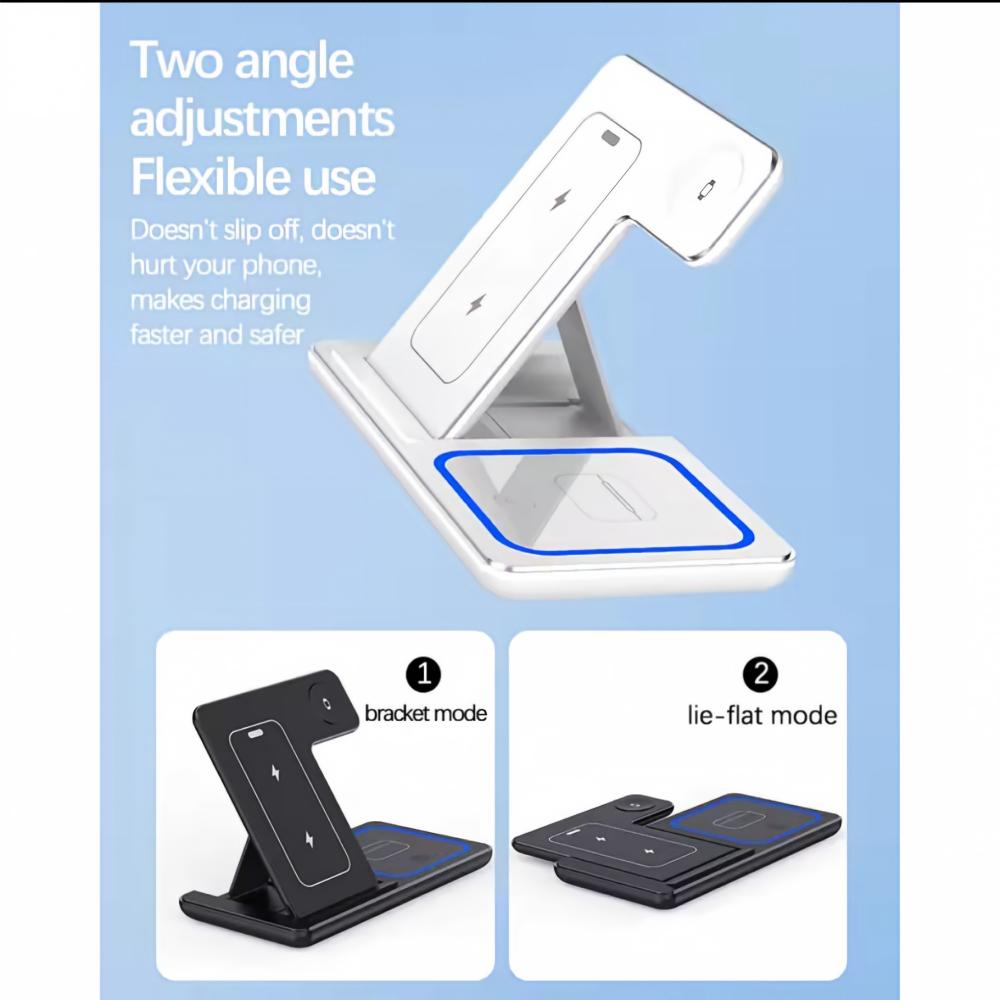 Беспроводная зарядная станция- – обзор и цена Wireless Charger 3 In 1