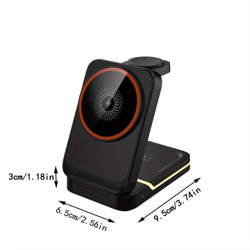 Магнитная складная беспроводна – обзор и цена Wireless Charger 3 In 1