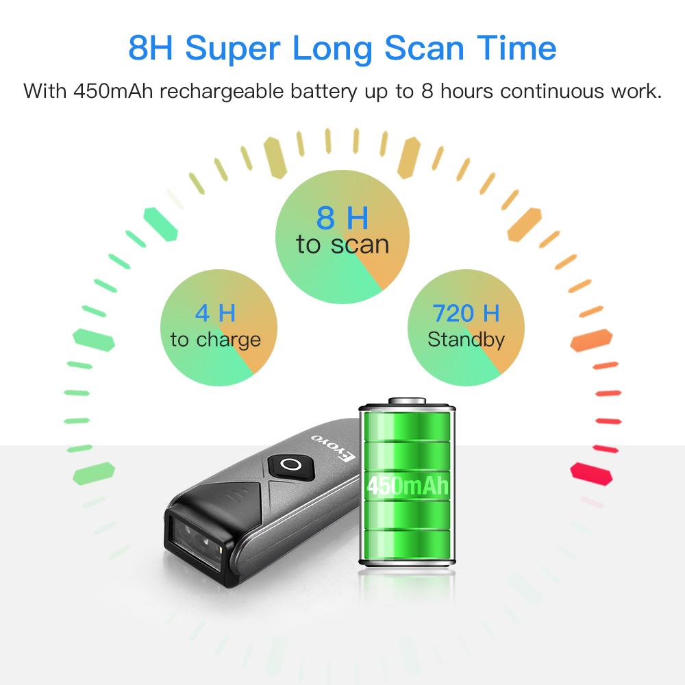 Eyoyo, 2 шт., сканер штрих-код – обзор и цена Document Scanner Portable